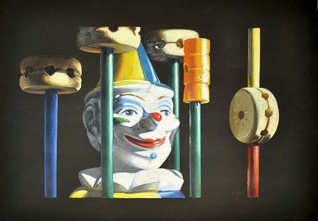 Charles Bell - Tinker Toys and Clown