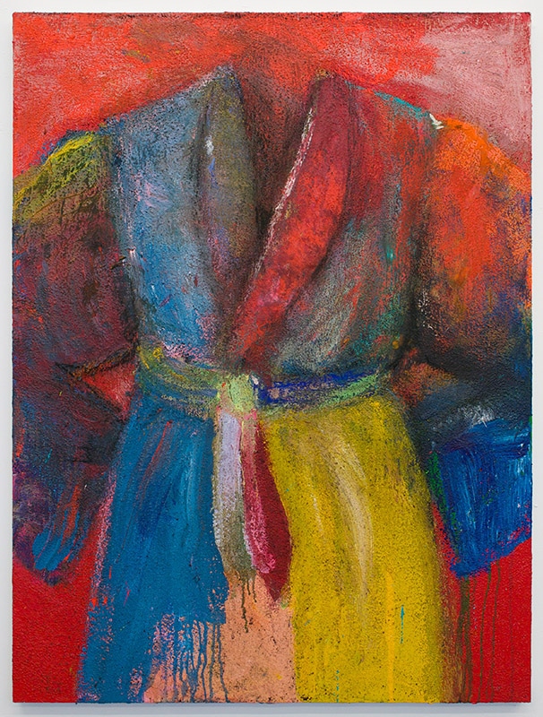 Jim Dine Robe Painting Red Yellow Blue