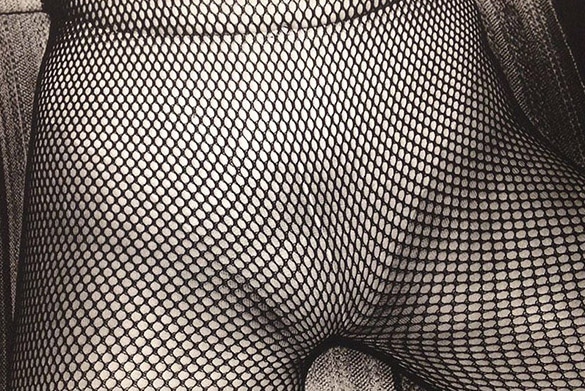 Daido Moriyama Fishnets Black and White Photography of Figure
