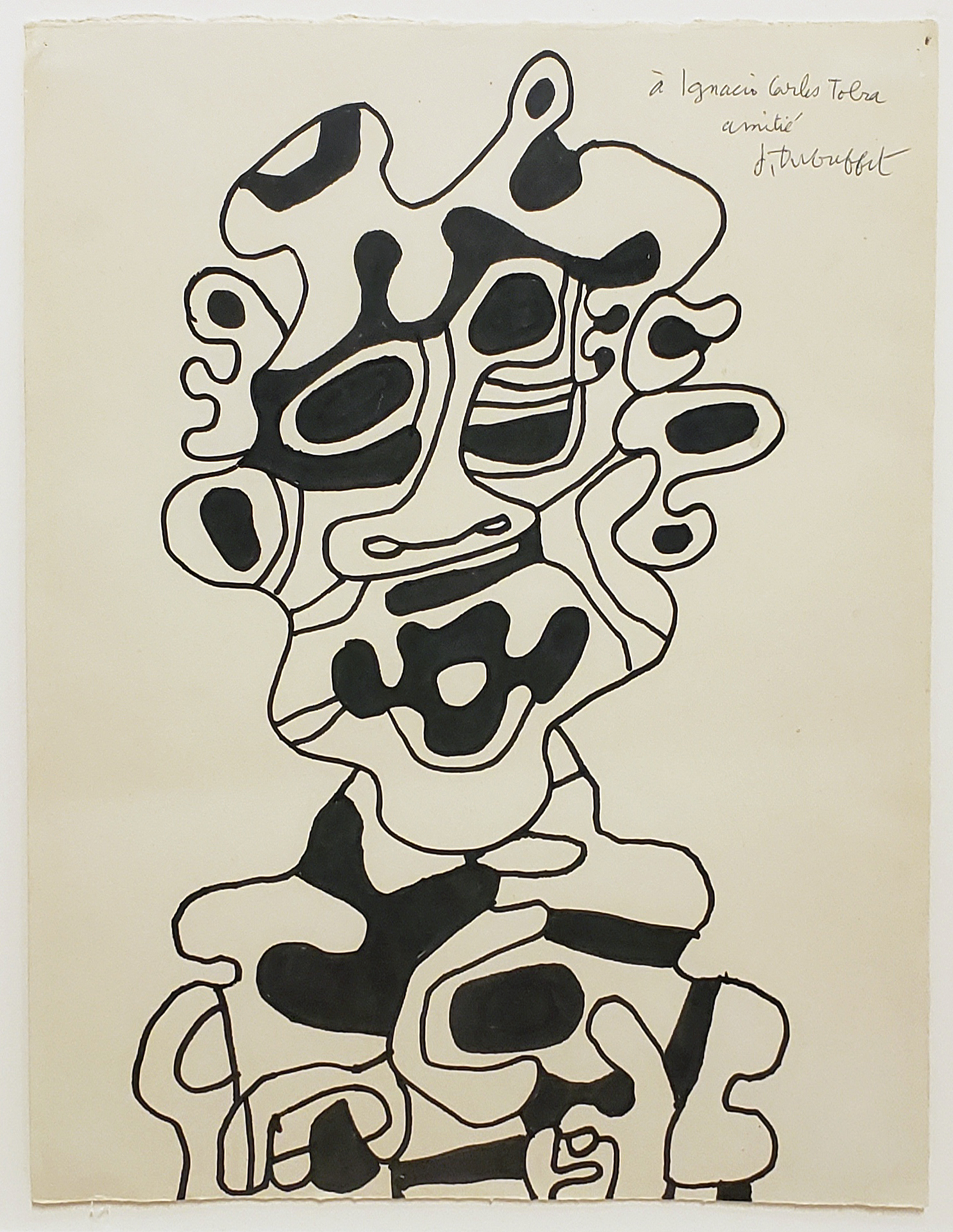 Dubuffet ink on paper 